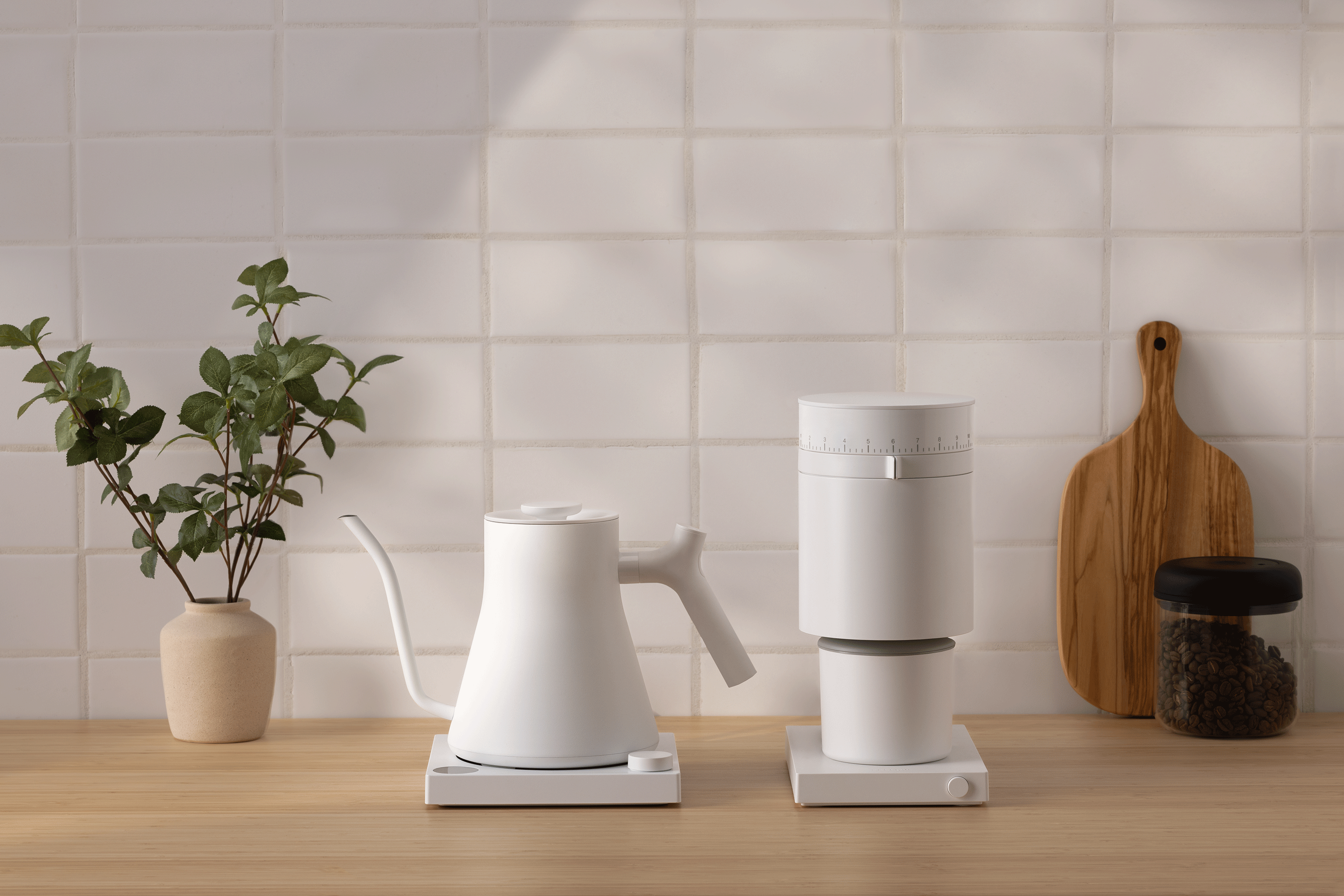 Fellow Product, Stagg EKG Kettle, Fellow Opus Grinder